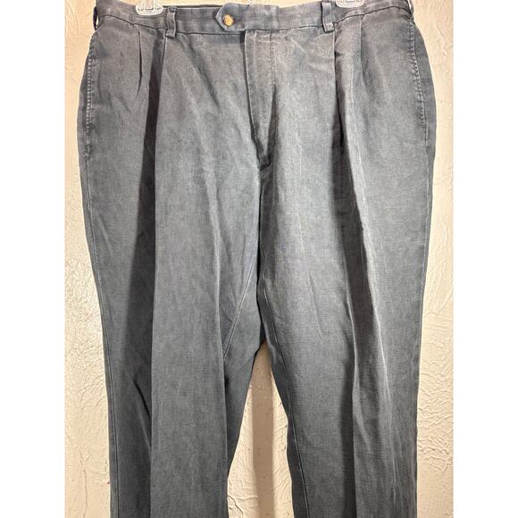 Jos A Banks Travellers Collection Mens Pleated Front Chino Linen Pants Sz 42x30 - Picture 3 of 5